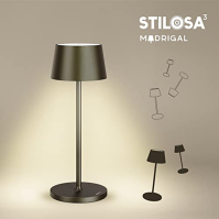 Stilosa 3 XL - Stmívatelná LED dobíjecí stolní lampa IP54 pro vnitřní i venkovní použití - Dobíjecí - Teplá barva světla - Desig